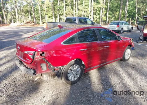 2016 Hyundai Sonata Hybrid Se из США, поврежденный, VIN KMHE24L16GA012388